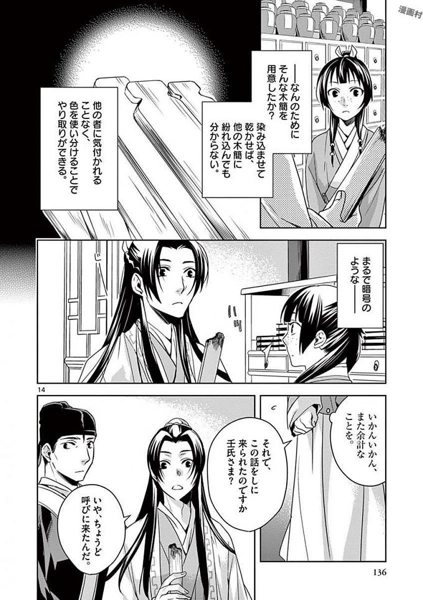 薬屋のひとりごと～猫猫の後宮謎解き手帳～ The Apothecarys Monologue (KURATA Minoji) 第4話 - 14