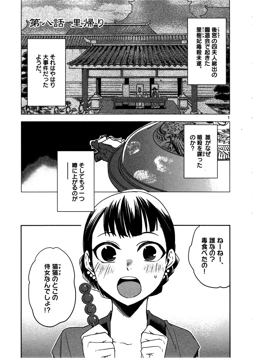 薬屋のひとりごと～猫猫の後宮謎解き手帳～ The Apothecarys Monologue (KURATA Minoji) 第8話 - 1