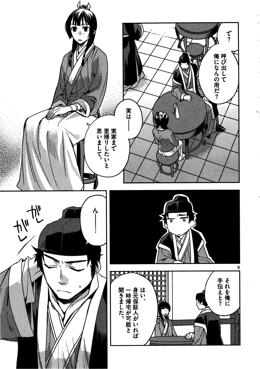 薬屋のひとりごと～猫猫の後宮謎解き手帳～ The Apothecarys Monologue (KURATA Minoji) 第8話 - 9