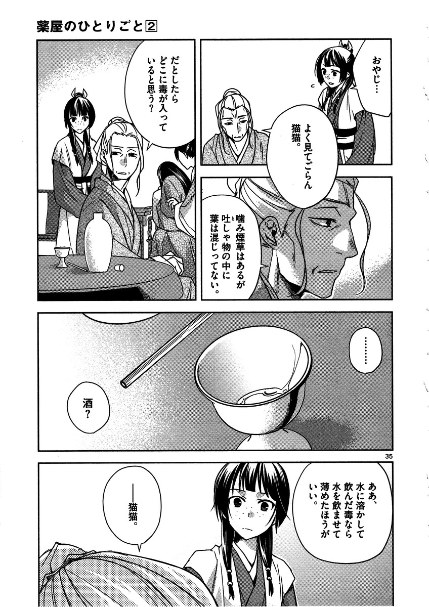 薬屋のひとりごと～猫猫の後宮謎解き手帳～ The Apothecarys Monologue (KURATA Minoji) 第8話 - 35