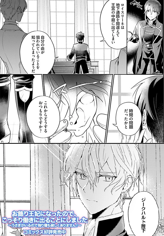 お飾り王妃になったので、こっそり働きに出ることにしました お飾り王妃になったので、こっそり働きに出ることにしました ～うさぎがいるので独り寝も寂しくありません！ 第3話 - 28