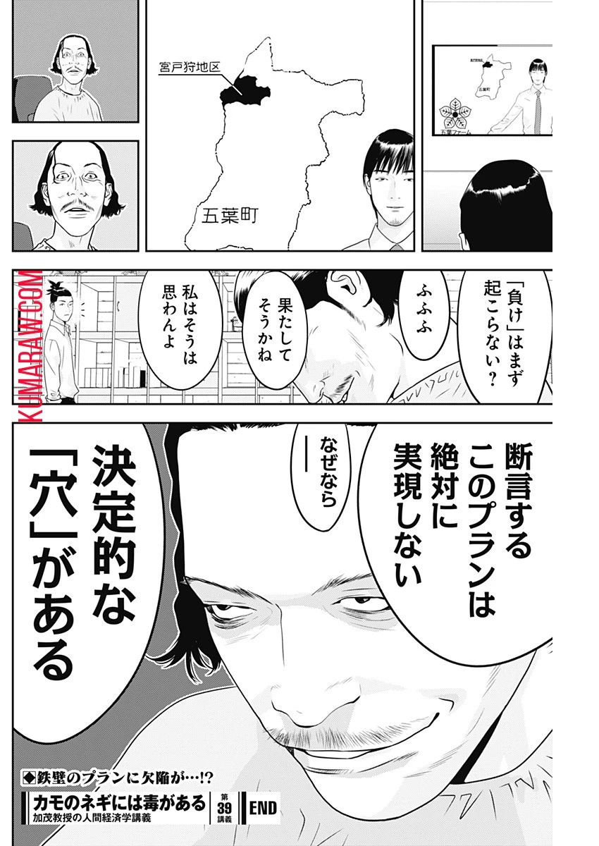 カモのネギには毒がある-加茂教授の"人間"経済学講義- 第39話 - 26