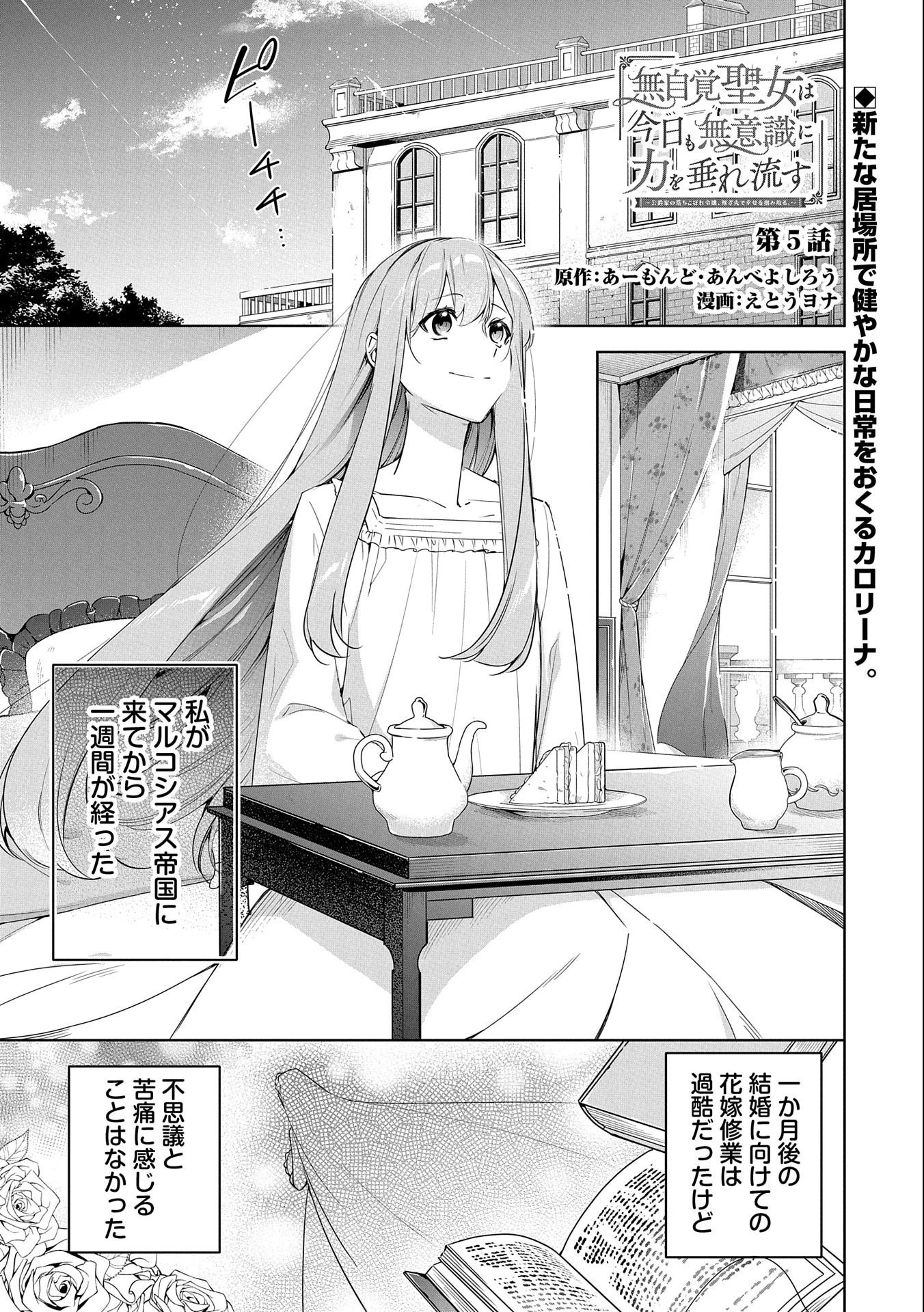 無自覚聖女は今日も無意識に力を垂れ流す 今代の聖女は姉ではなく、妹の私だったみたいです 第5話 - 1