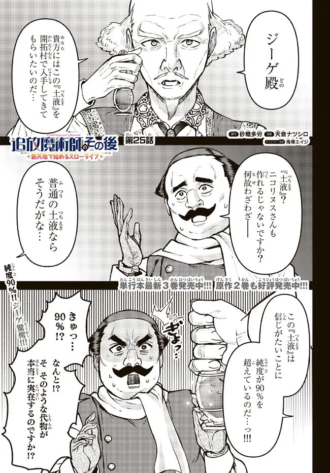追放魔術師のその後　新天地で始めるスローライフ 第25話 - 1