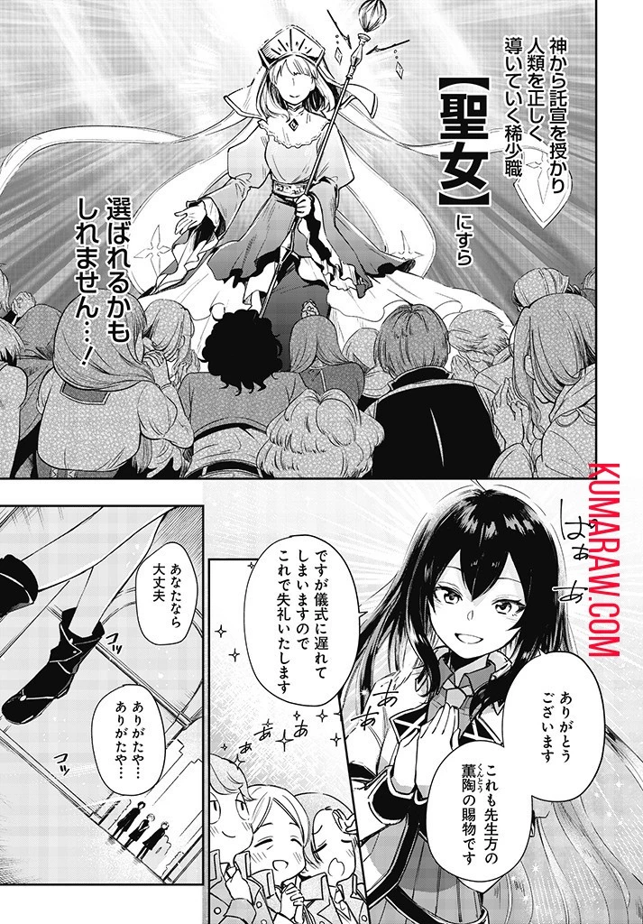 聖女さま？いいえ、通りすがりの魔物使いです！～絶対無敵の聖女はモフモフと旅をする～ 第1話 - 7