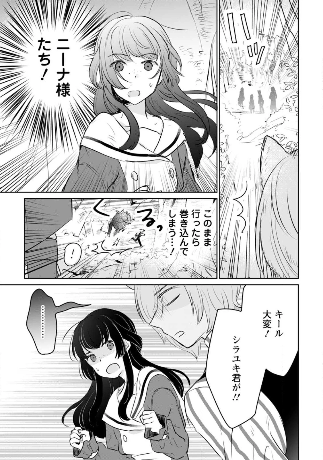 聖女じゃないと追放されたので、もふもふ従者(聖獣)とおにぎりを握る 第22話 - 3