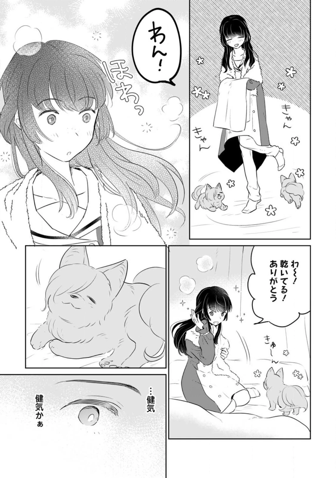 聖女じゃないと追放されたので、もふもふ従者(聖獣)とおにぎりを握る 第23話 - 11