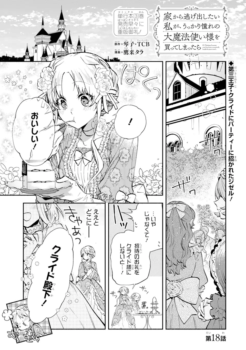 家から逃げ出したい私が、うっかり憧れの大魔法使い様を買ってしまったら 第18話 - 1