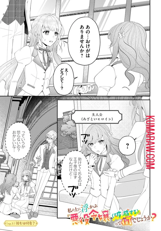 私の上に浮かぶ『悪役令嬢(破滅する)』って何でしょうか? 第2話 - 1