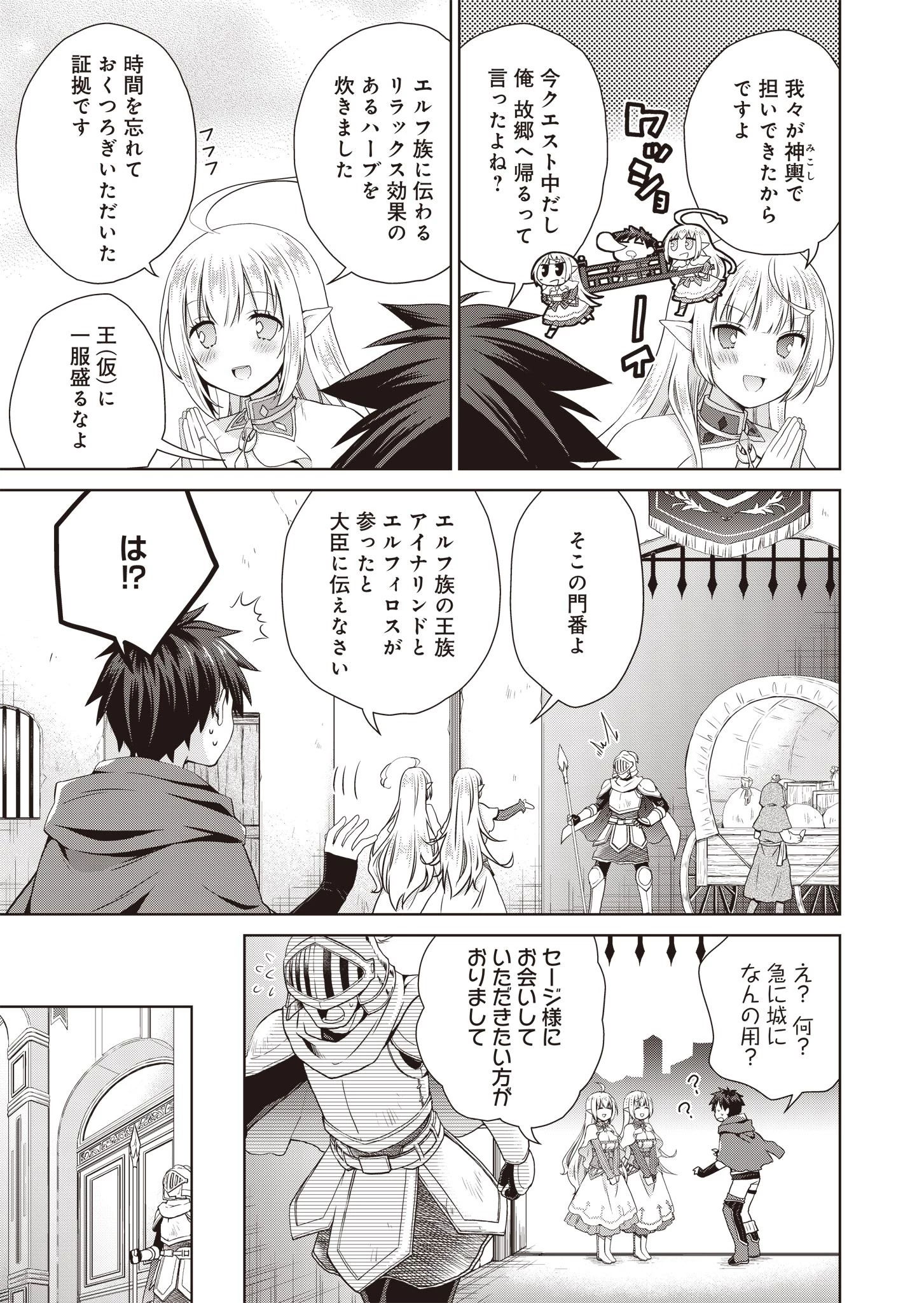 だから勝手に勇者とか覇王に認定すんのやめろよ！～エルフ族も国王様もひれ伏すほど俺は偉大な役割らしい～ 第3話 - 17