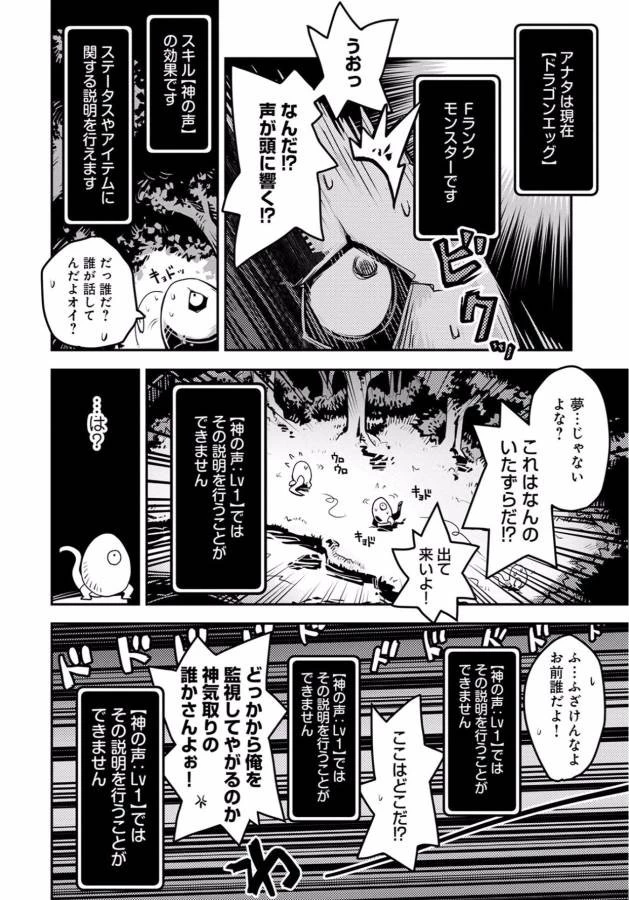 転生したらドラゴンの卵だった~最強以外目指さねぇ~ 第1話 - 7