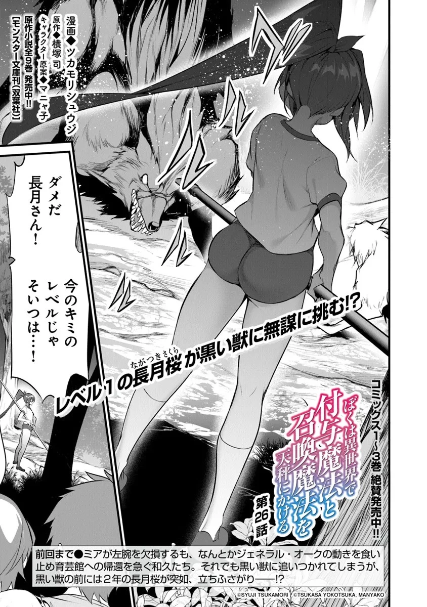 ぼくは異世界で付与魔法と召喚魔法を天秤にかける 第26話 - 1