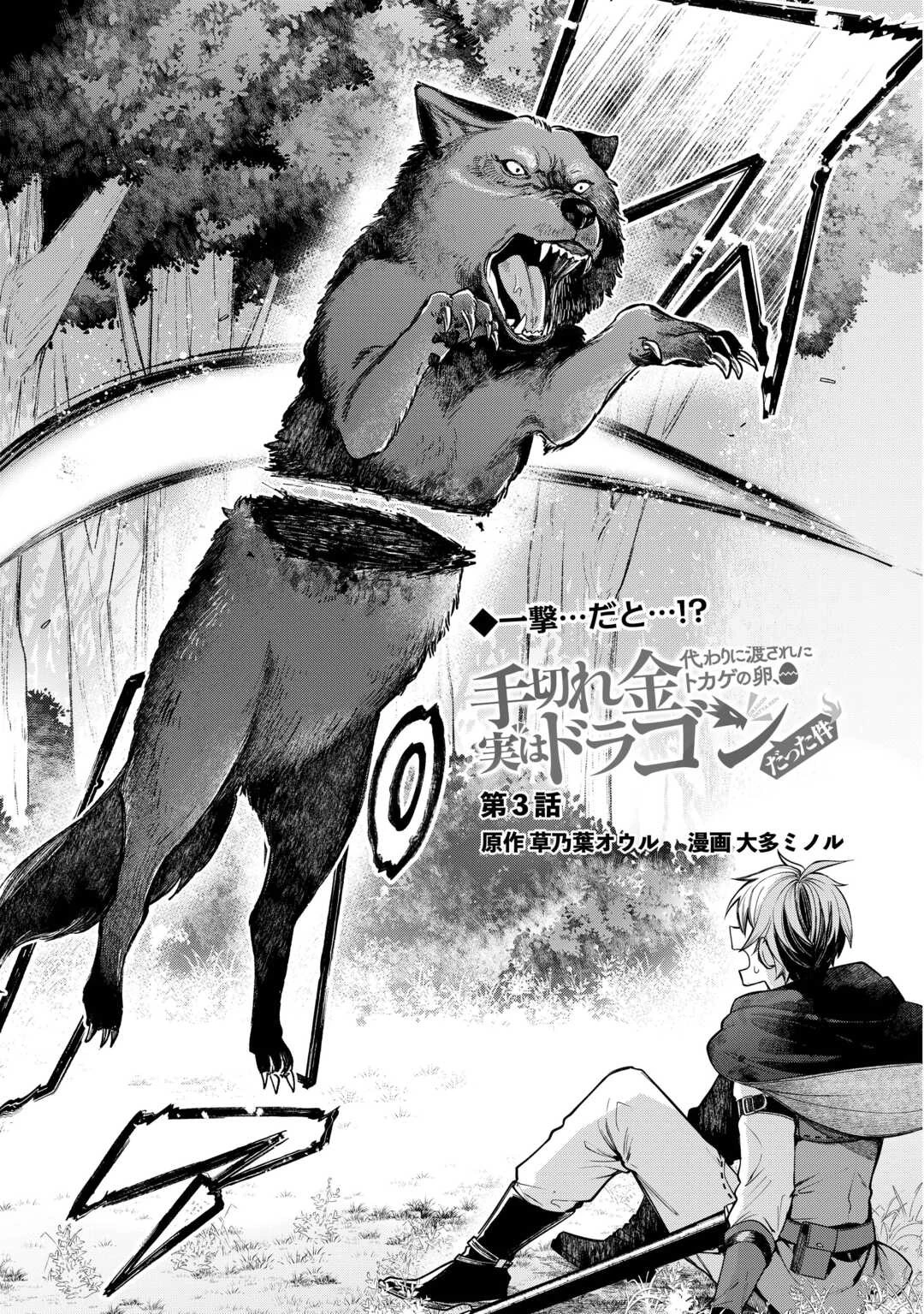 手切れ金代わりに渡されたトカゲの卵、実はドラゴンだった件 追放された雑用係は竜騎士となる 第3話 - 3