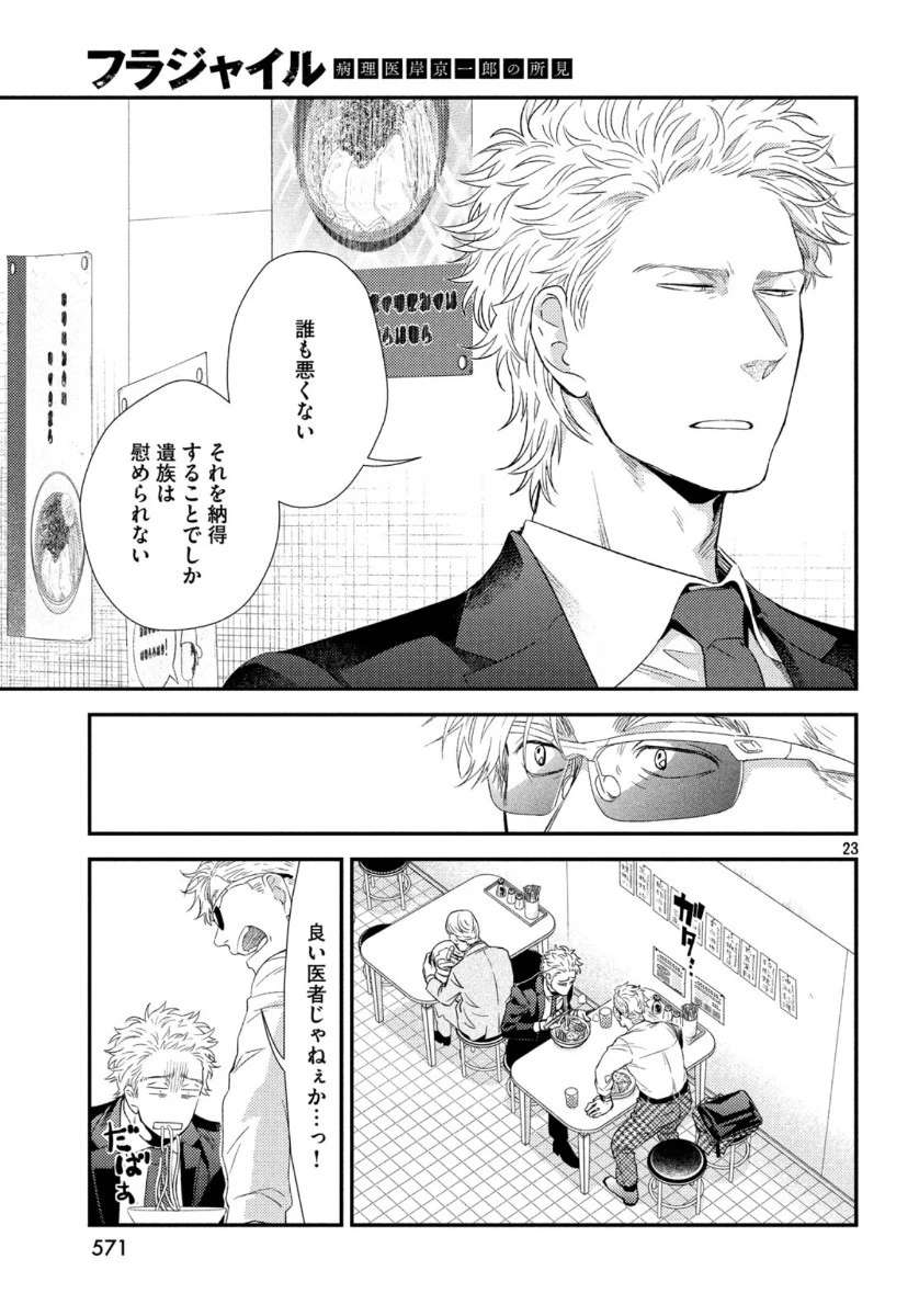 フラジャイル～病理医岸京一郎の所見～ 第72話 - 23