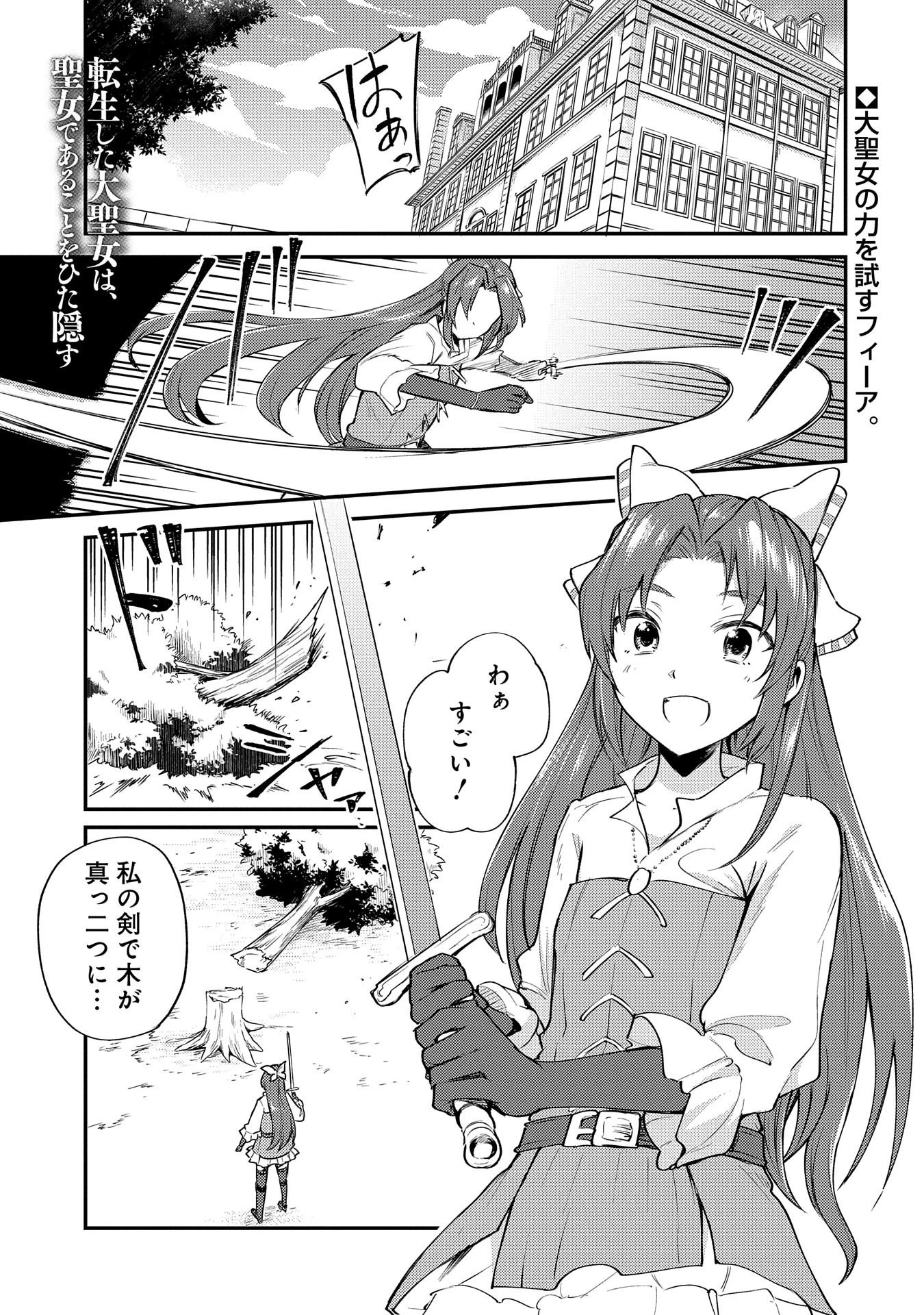 転生した大聖女は、聖女であることをひた隠す 第2話 - 1