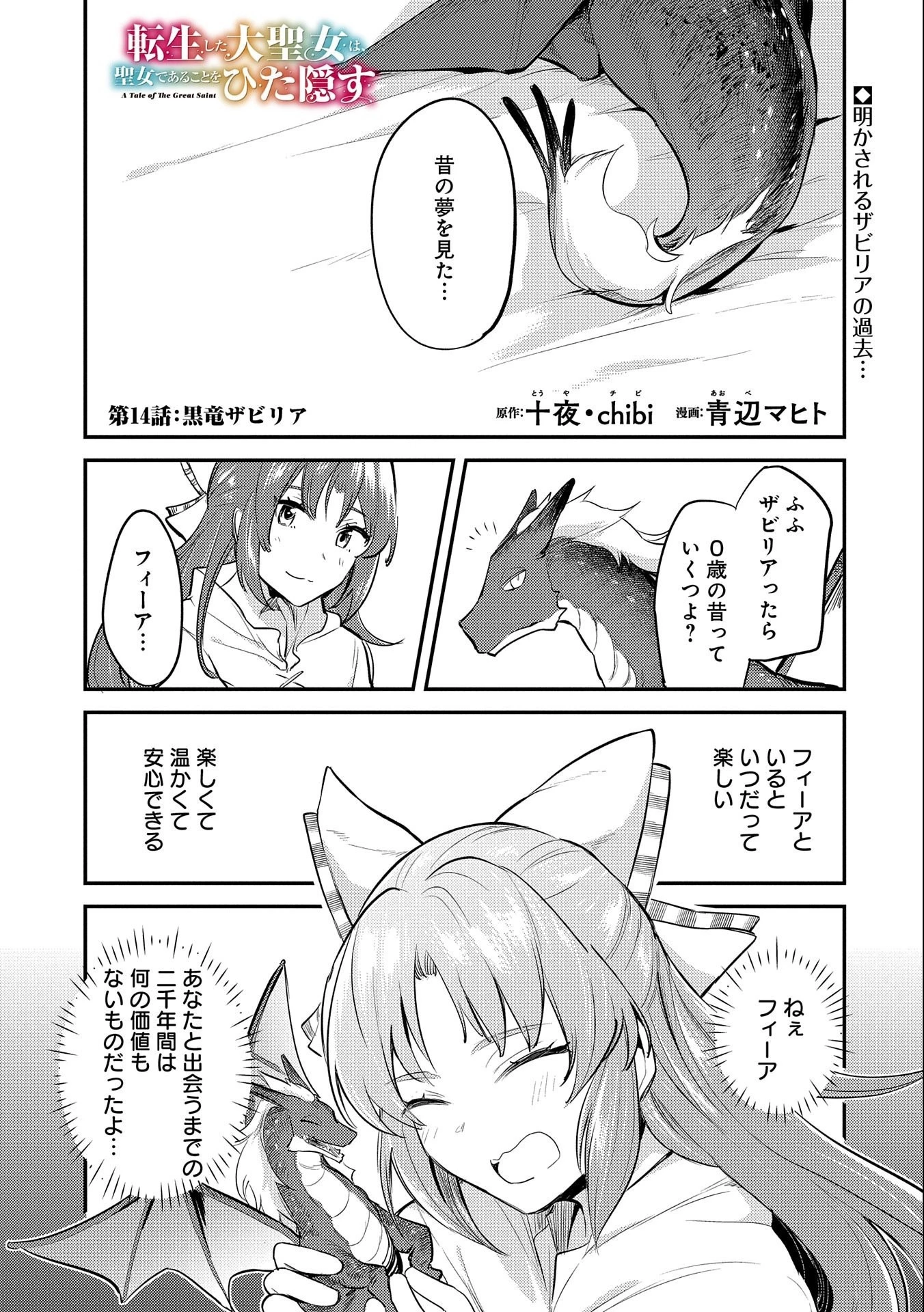 転生した大聖女は、聖女であることをひた隠す 第14話 - 1