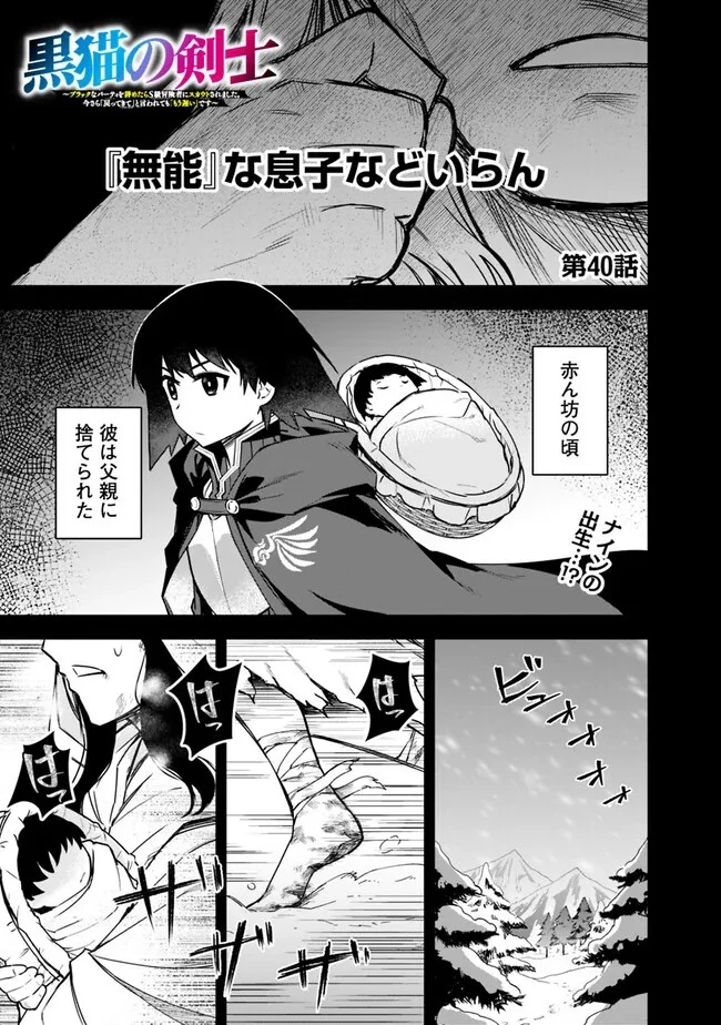 黒猫の剣士 ～ブラックなパーティを辞めたらS級冒険者にスカウトされました。今さら「戻ってきて」と言われても「もう遅い」です～ 第40話 - 1