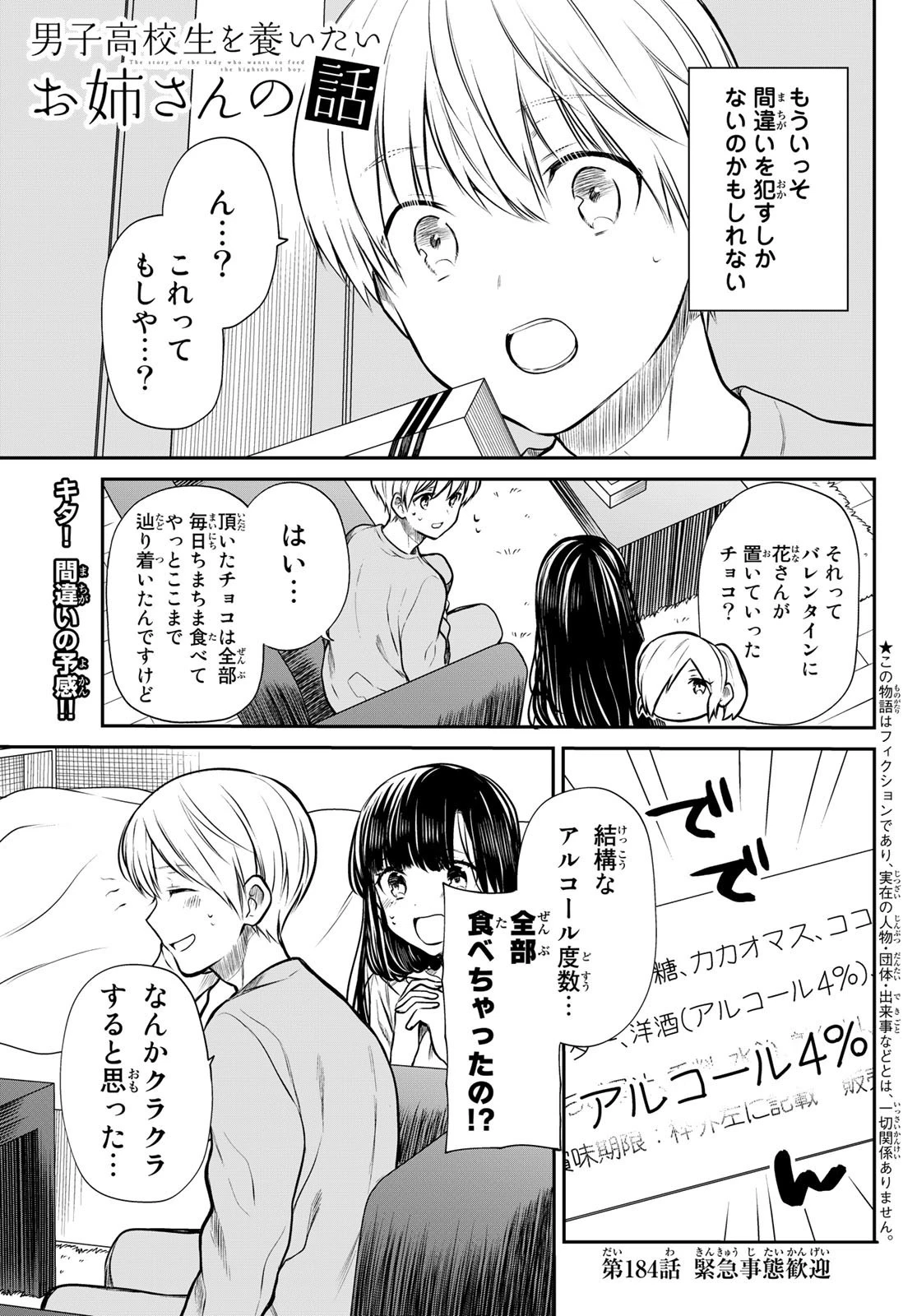 男子高校生を養いたいお姉さんの話 第184話 - 1