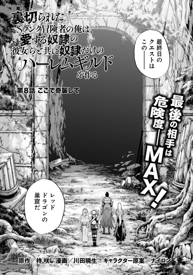 裏切られたSランク冒険者の俺は、愛する奴隷の彼女らと共に奴隷だけのハーレムギルドを作る 第8話 - 2