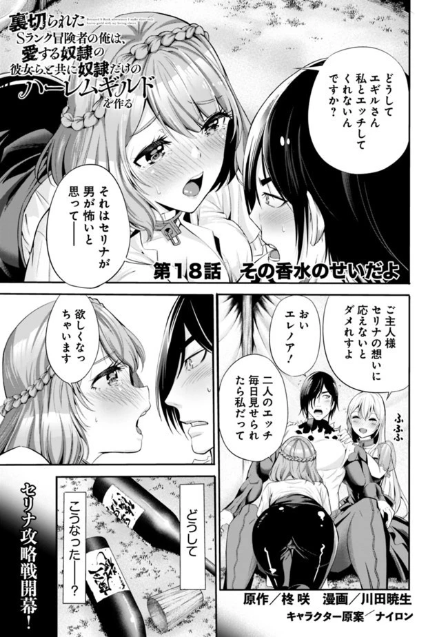 裏切られたSランク冒険者の俺は、愛する奴隷の彼女らと共に奴隷だけのハーレムギルドを作る 第18話 - 1
