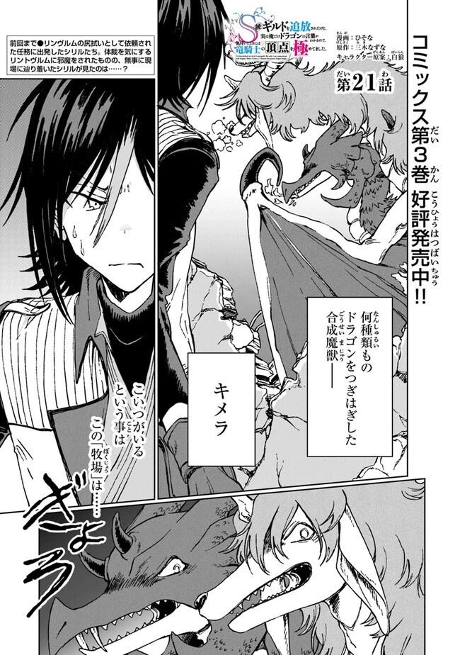 S級ギルドを追放されたけど、実は俺だけドラゴンの言葉がわかるので、気付いたときには竜騎士の頂点を極めてました。 第21話 - 1