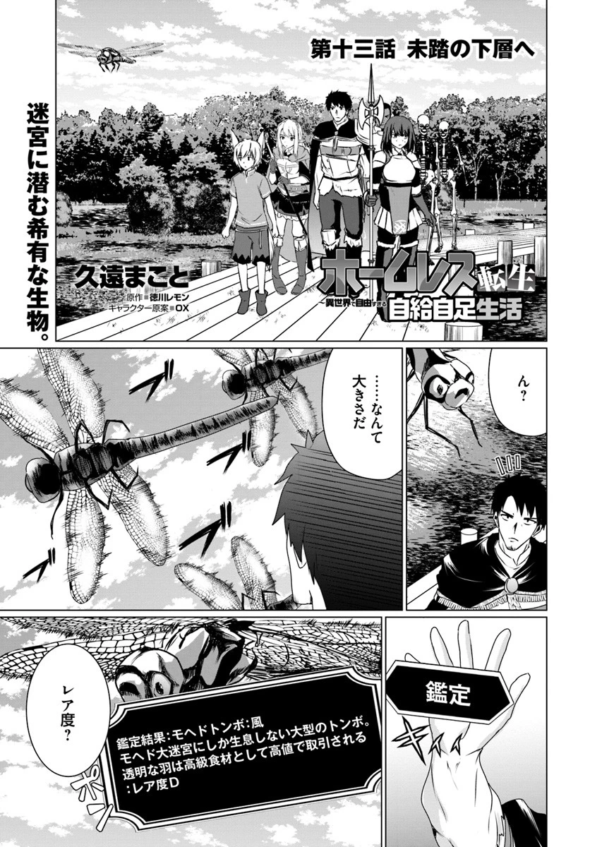 ホームレス転生 ~異世界で自由すぎる自給自足生活~ 第13.1話 - 1