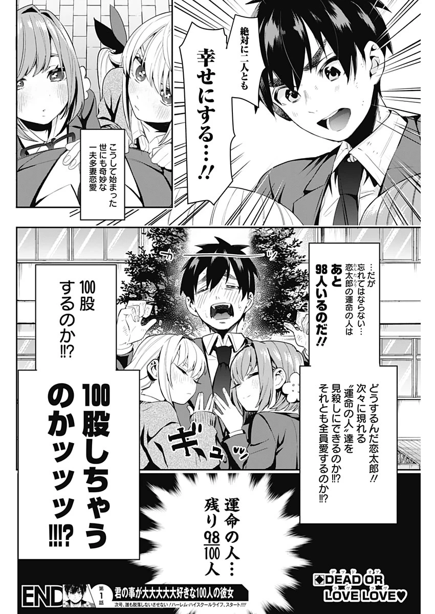君のことが大大大大大好きな100人の彼女 第1話 - 62