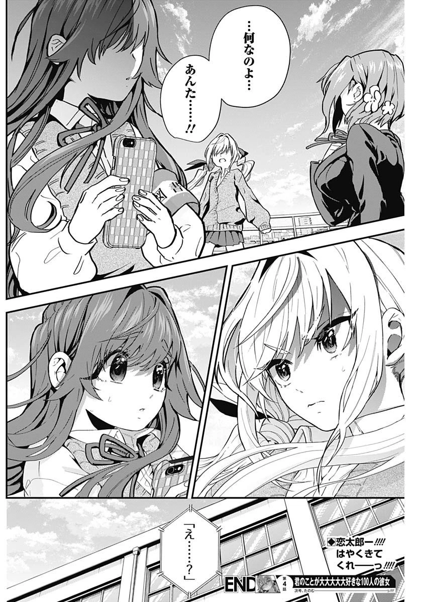 君のことが大大大大大好きな100人の彼女 第4話 - 20