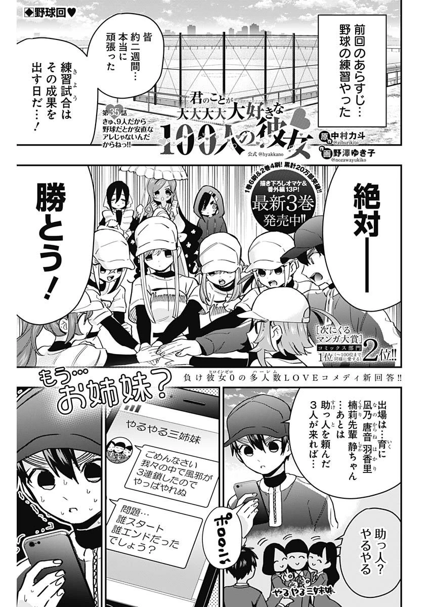 君のことが大大大大大好きな100人の彼女 第35話 - 1