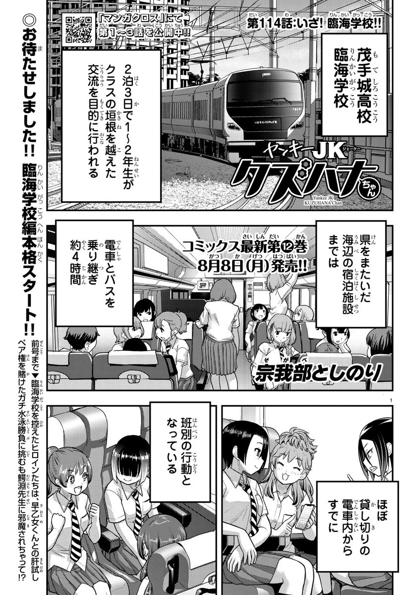 ヤンキーJKクズハナちゃん 第114話 - 1
