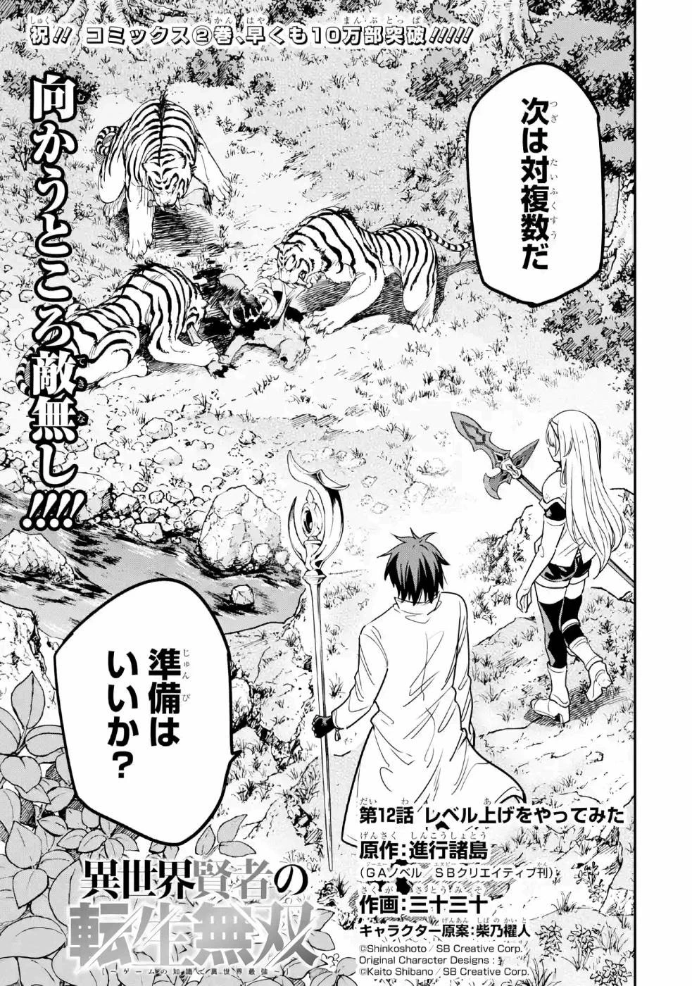 異世界賢者の転生無双 ～ゲームの知識で異世界最強～ 第12話 - 3