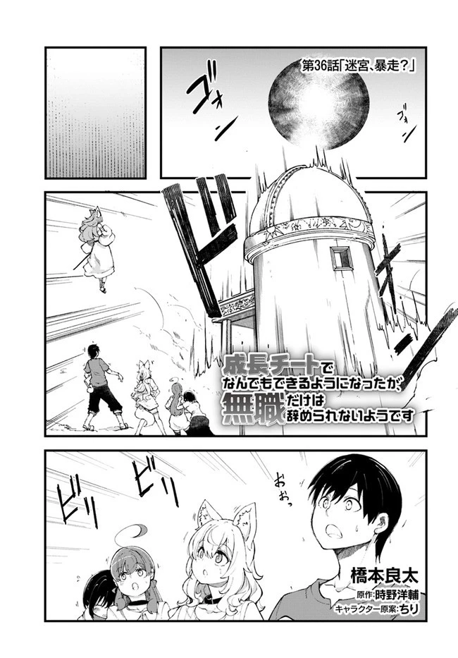 成長チートでなんでもできるようになったが、無職だけは辞められないようです 第36話 - 1