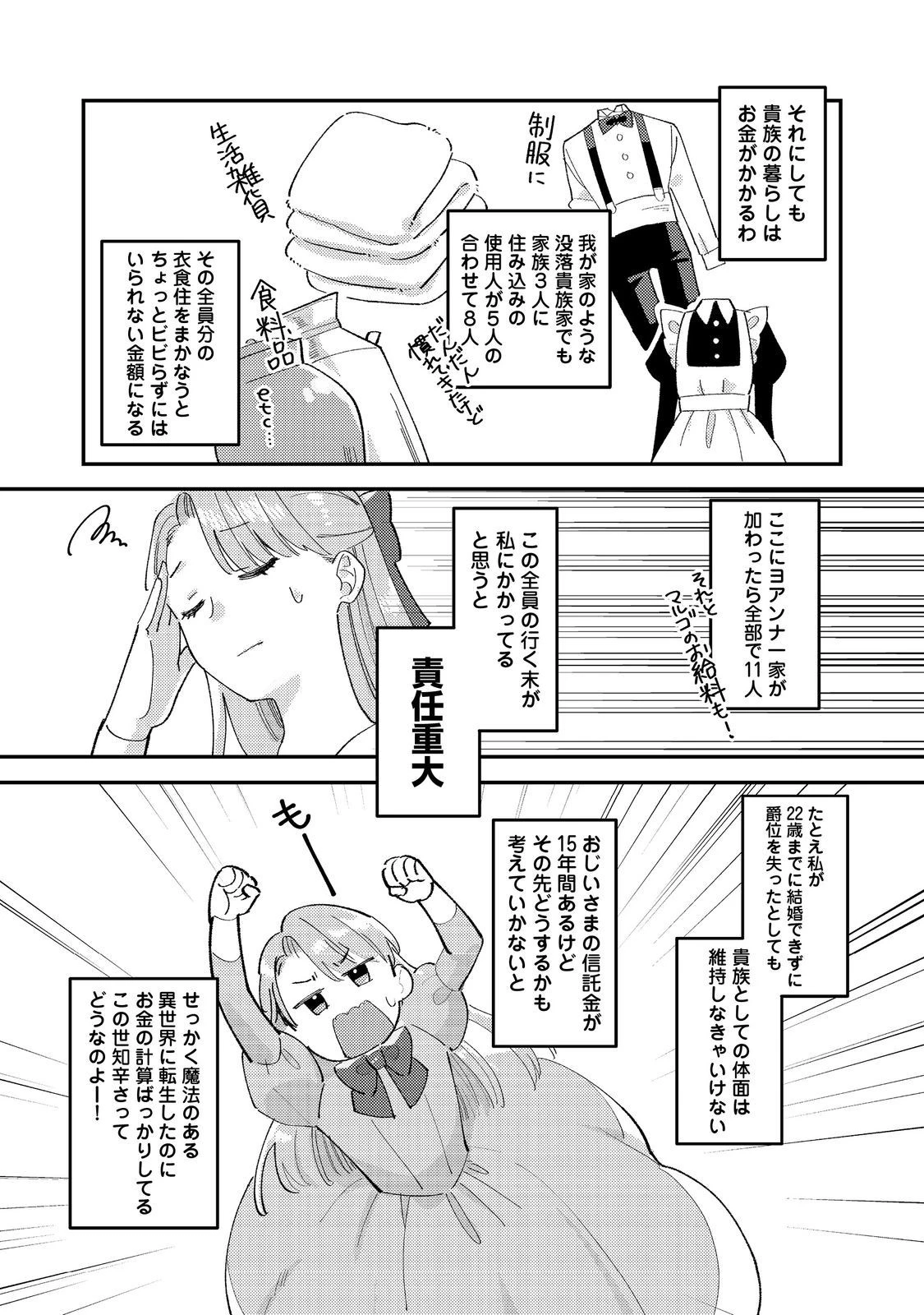 没落伯爵令嬢は家族を養いたい@COMIC 第4.2話 - 6