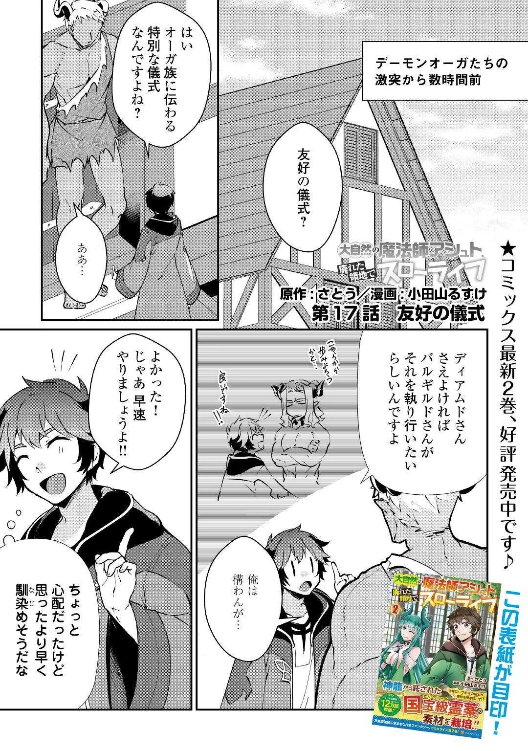 大自然の魔法師アシュト、廃れた領地でスローライフ 第17話 - 1