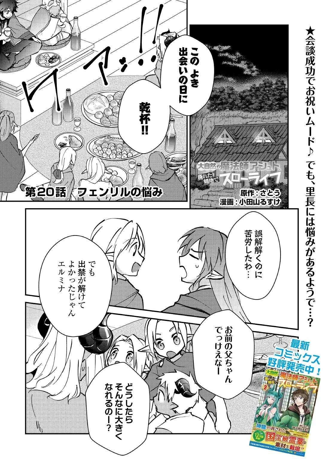 大自然の魔法師アシュト、廃れた領地でスローライフ 第20話 - 1