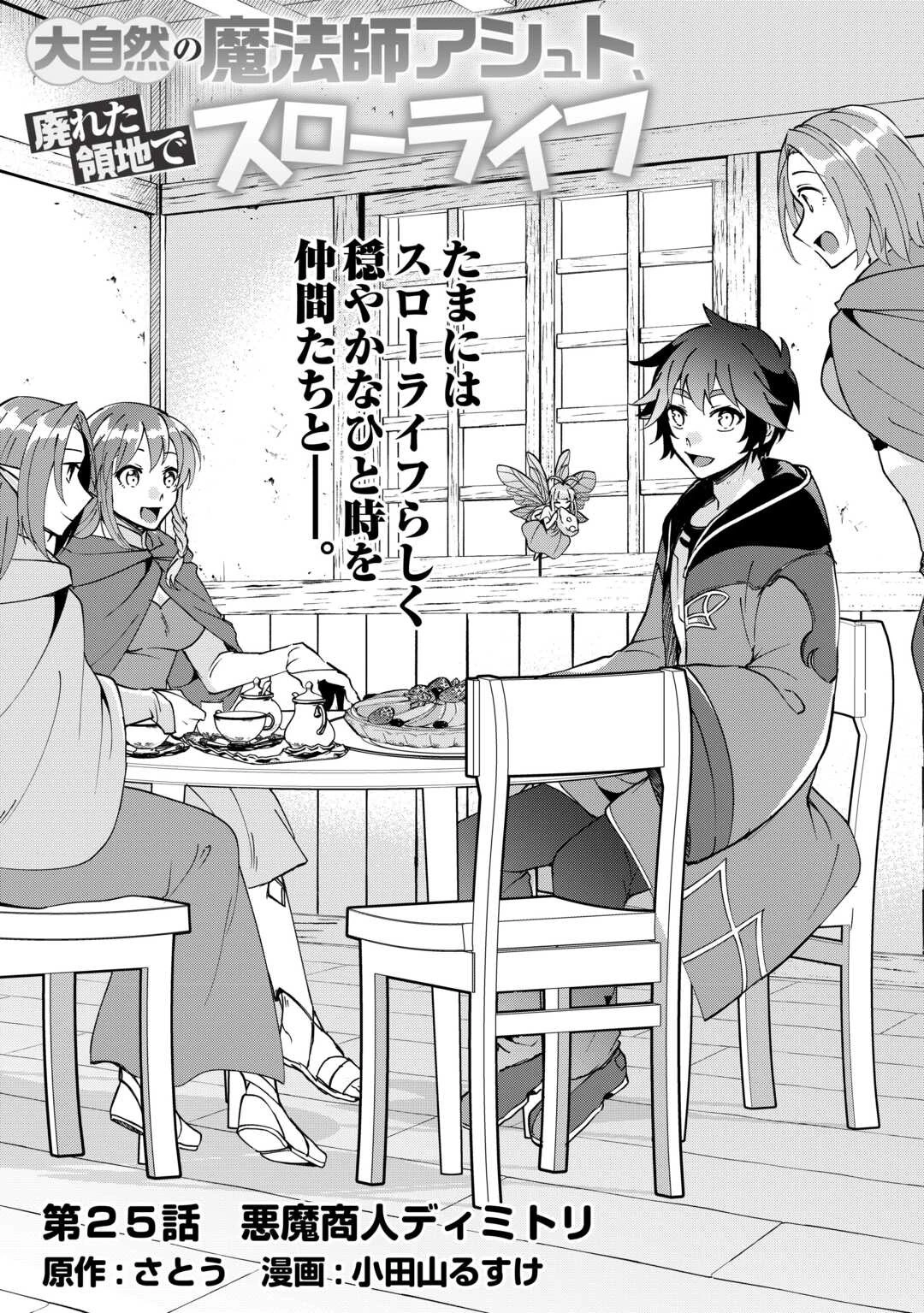 大自然の魔法師アシュト、廃れた領地でスローライフ 第25話 - 1