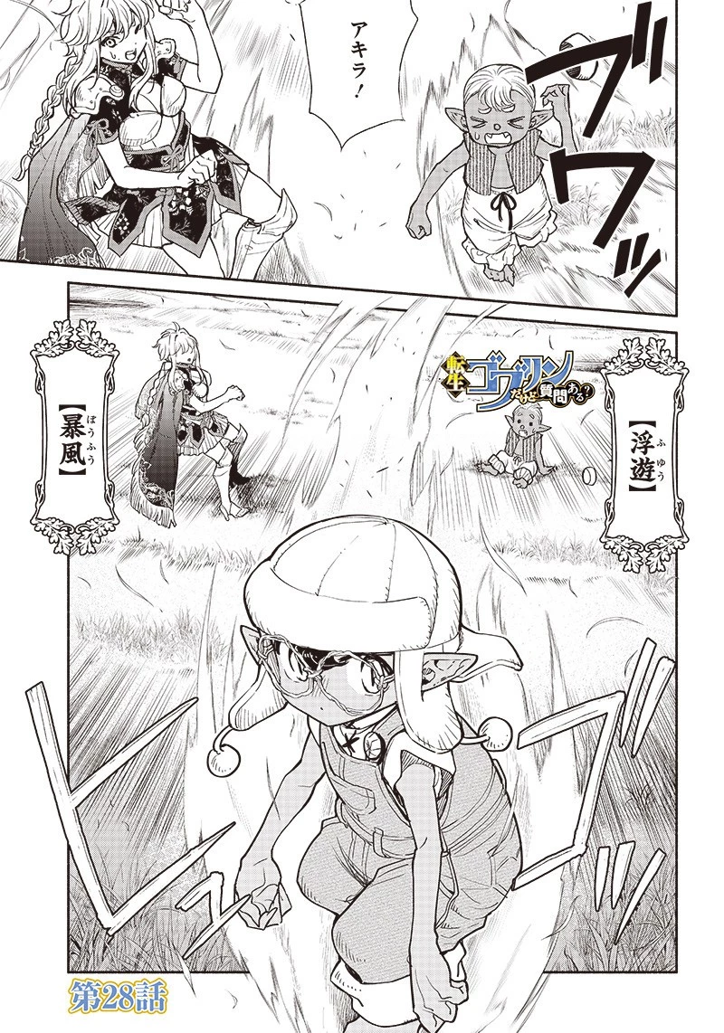 転生ゴブリンだけど質問ある？ 第28話 - 1