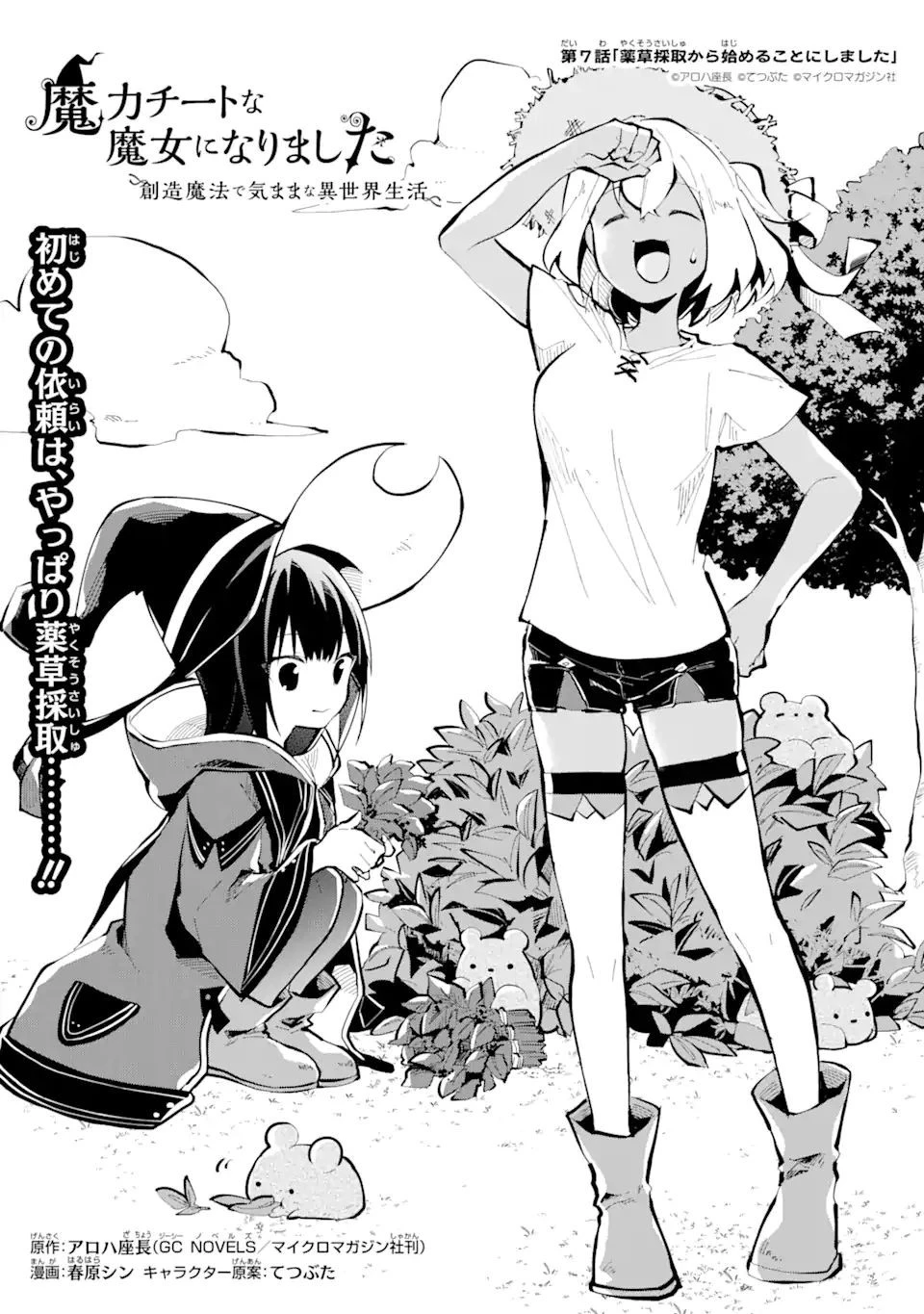魔力チートな魔女になりました ～創造魔法で気ままな異世界生活～ 第7話 - 1