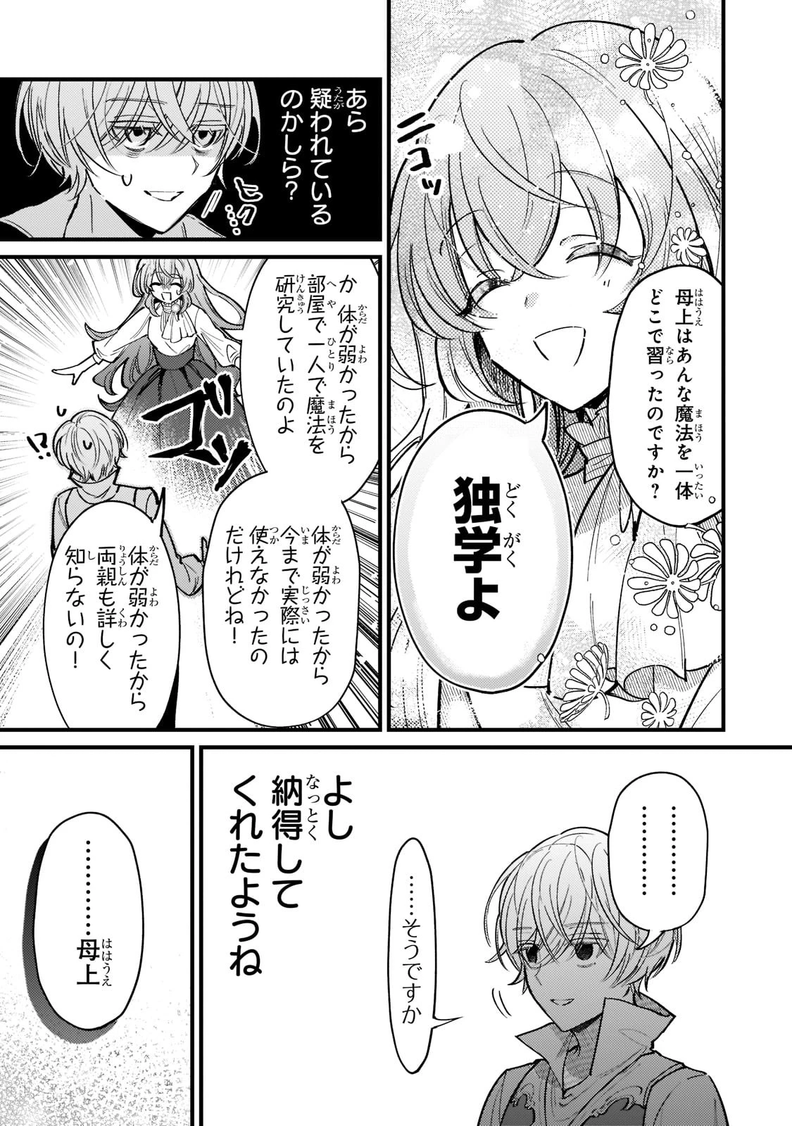 転生先が気弱すぎる伯爵夫人だった～前世最強魔女は快適生活を送りたい～ 第4話 - 17