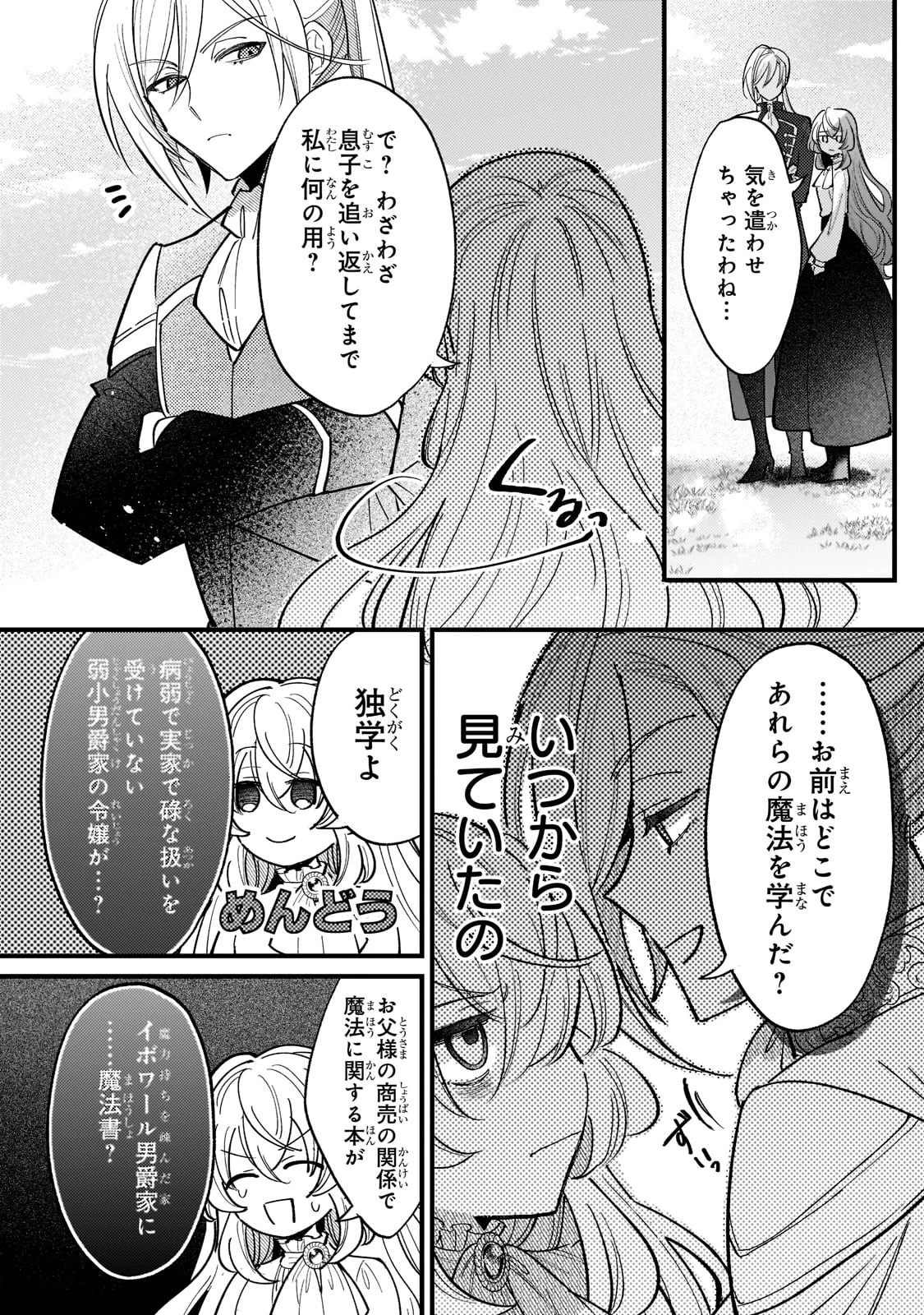 転生先が気弱すぎる伯爵夫人だった～前世最強魔女は快適生活を送りたい～ 第5話 - 9