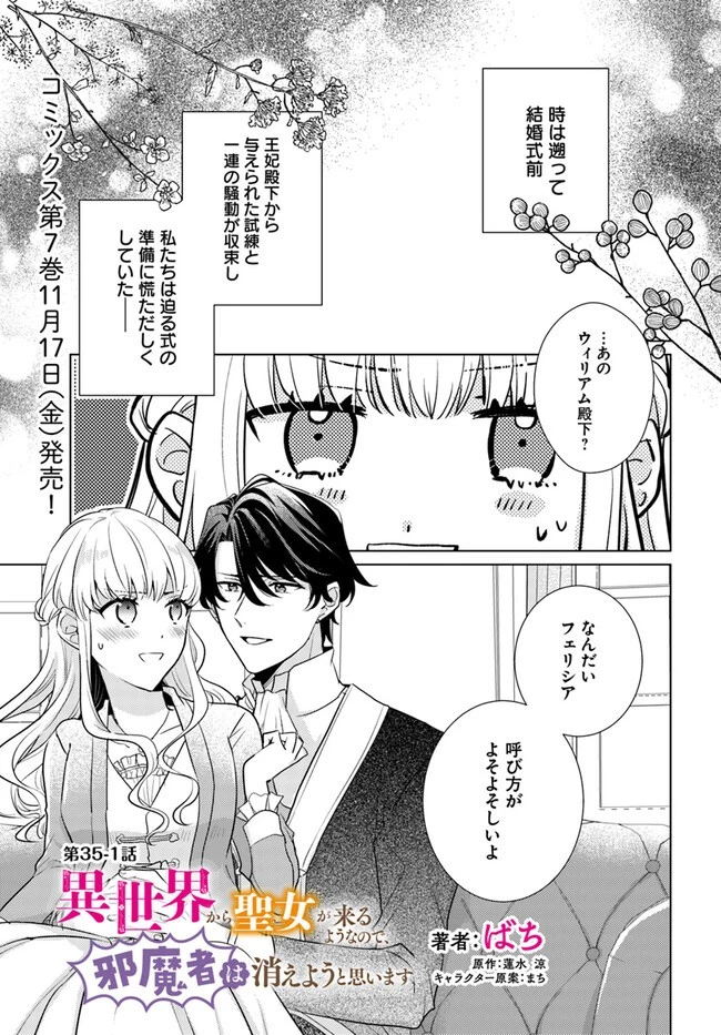 異世界から聖女が来るようなので、邪魔者は消えようと思います 第35.1話 - 1