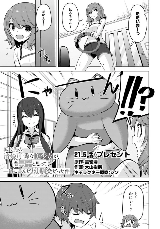 転校先の清楚可憐な美少女が、昔男子と思って一緒に遊んだ幼馴染だった件 第21話 - 1