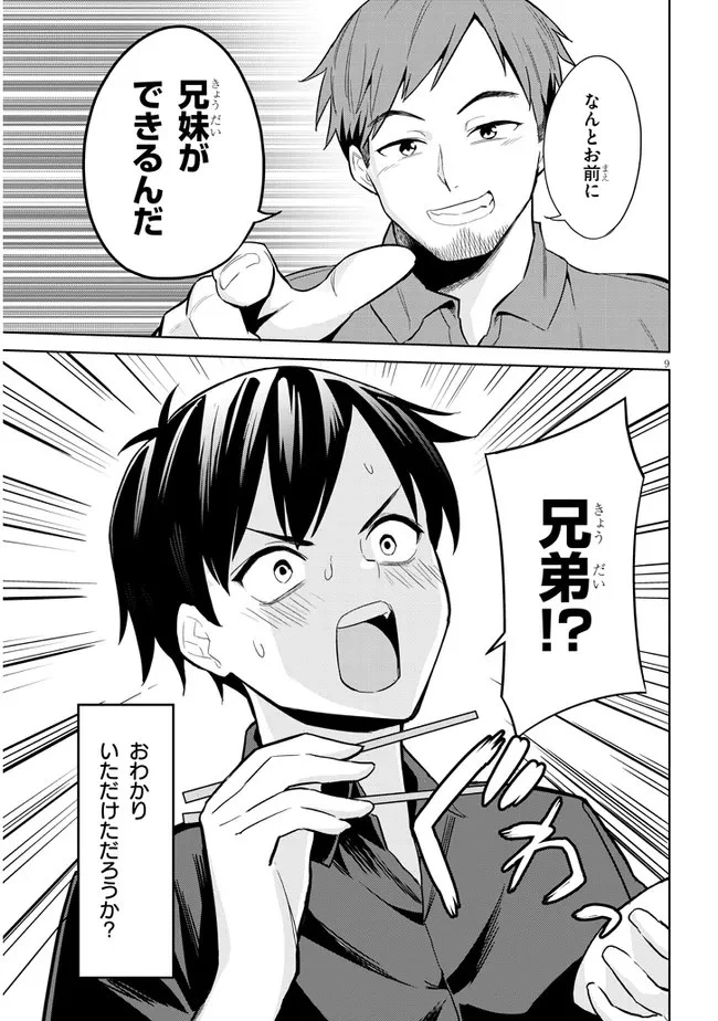 じつは義妹でした。～最近できた義理の弟の距離感がやたら近いわけ～ 第1話 - 9