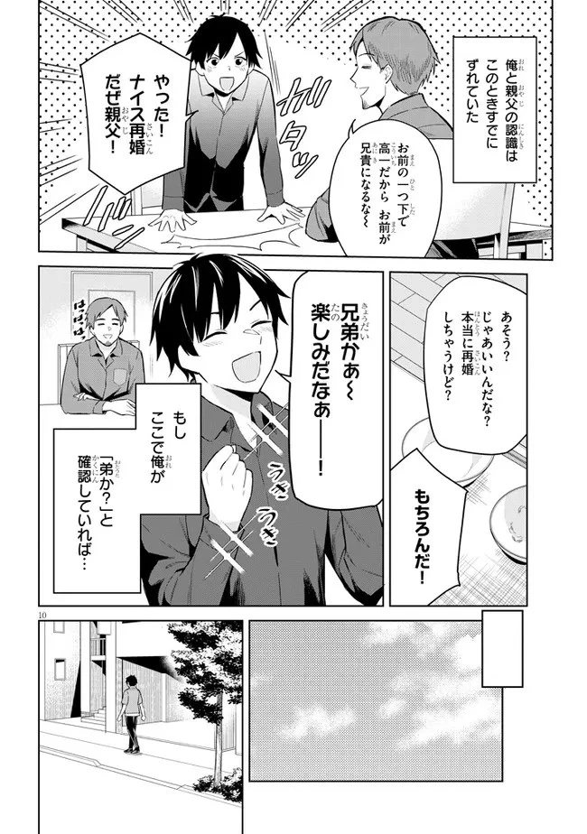 じつは義妹でした。～最近できた義理の弟の距離感がやたら近いわけ～ 第1話 - 10