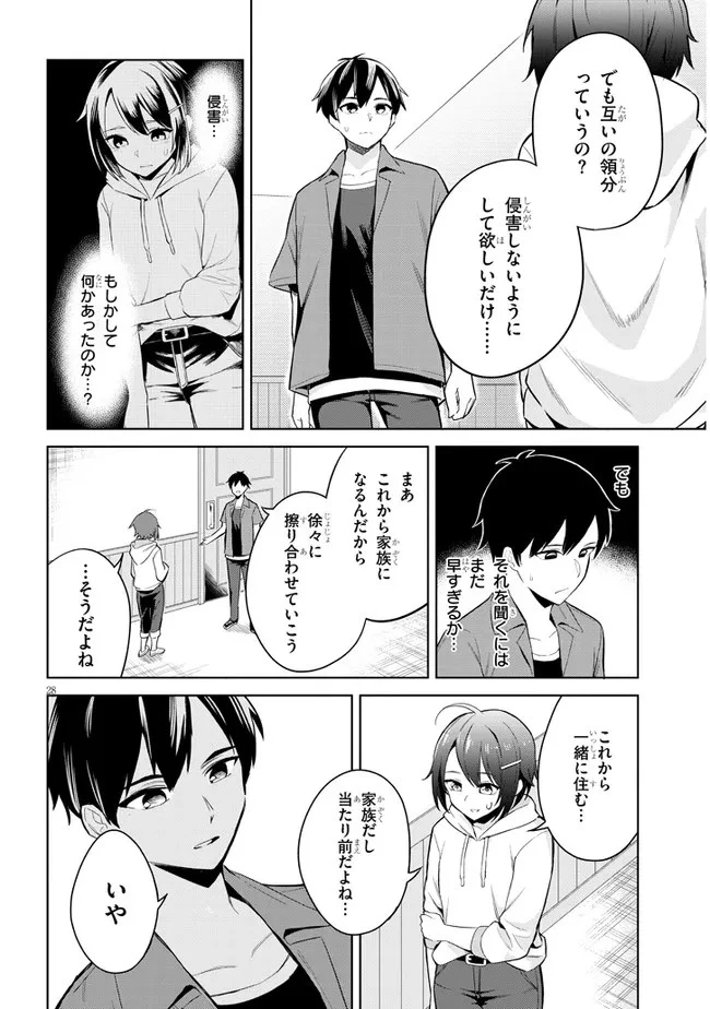 じつは義妹でした。～最近できた義理の弟の距離感がやたら近いわけ～ 第1話 - 28