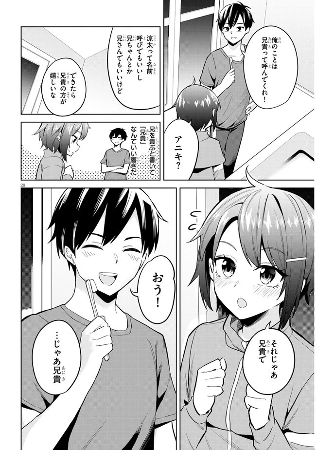 じつは義妹でした。～最近できた義理の弟の距離感がやたら近いわけ～ 第2話 - 28