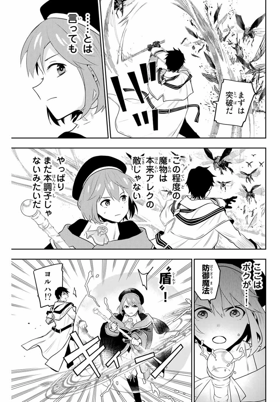 味方が弱すぎて補助魔法に徹していた宮廷魔法師、追放されて最強を目指す 第2話 - 11