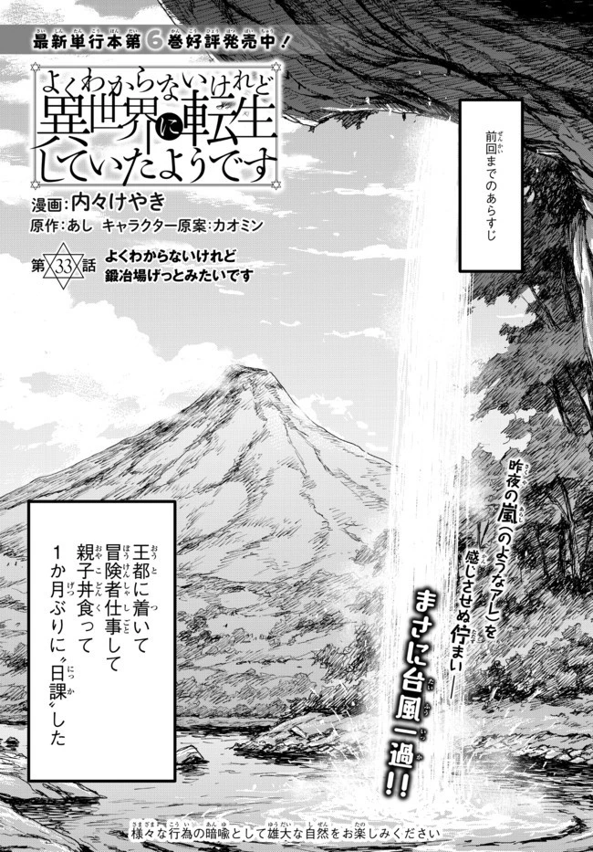 よくわからないけれど異世界に転生していたようです 第33.2話 - 1
