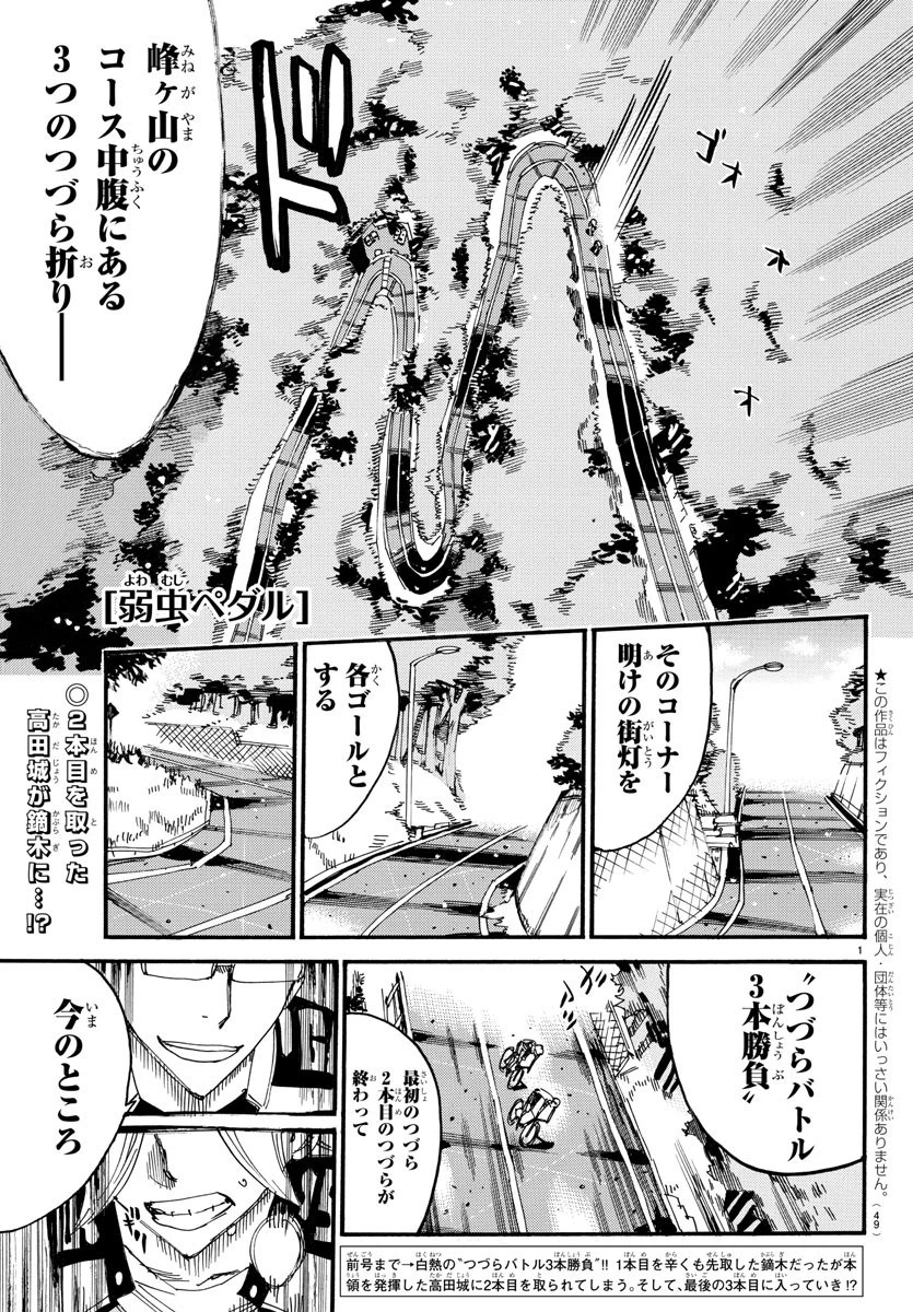 弱虫ペダル 第621話 - 1