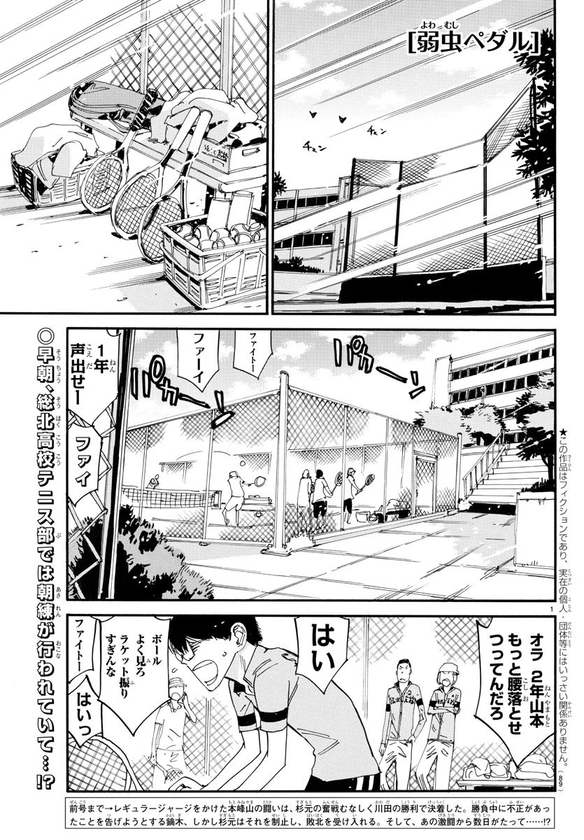 弱虫ペダル 第645話 - 1